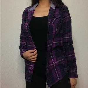 🌱 Arizona Jean Company | Purple Plaid Flannel